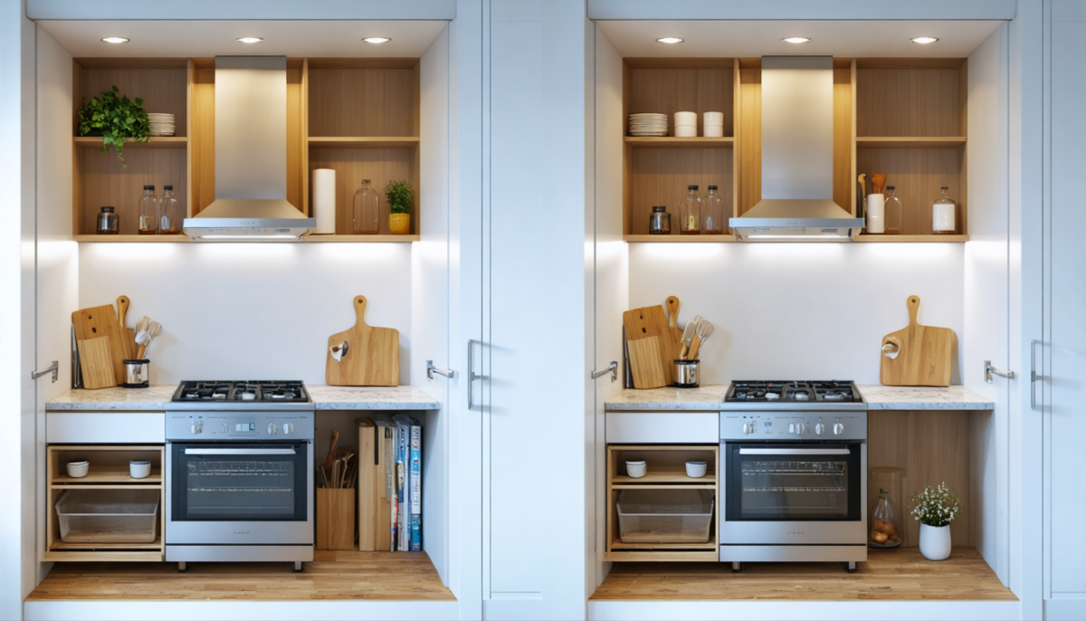 découvrez comment transformer une petite cuisine en un espace fonctionnel grâce à des astuces sur-mesure, optimisant chaque recoin pour allier praticité et style.