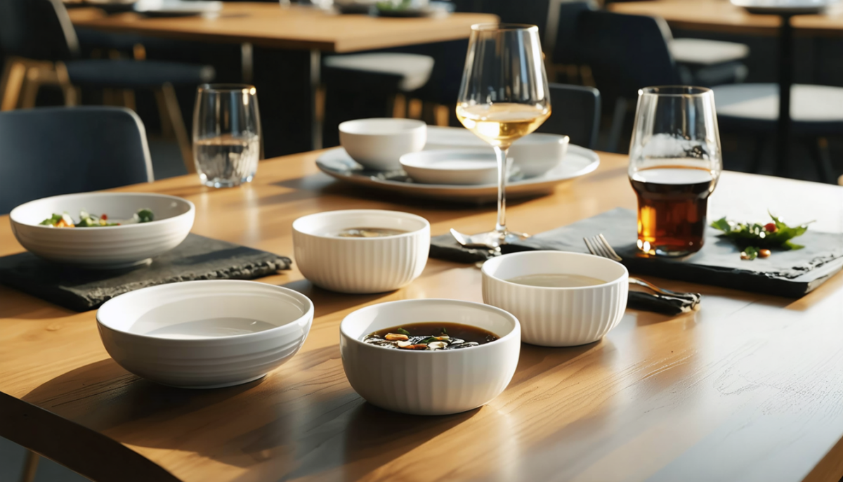 service en salle : explorez nos contenants pratiques de 20 cl, idéals pour un service précis et optimal en restauration.