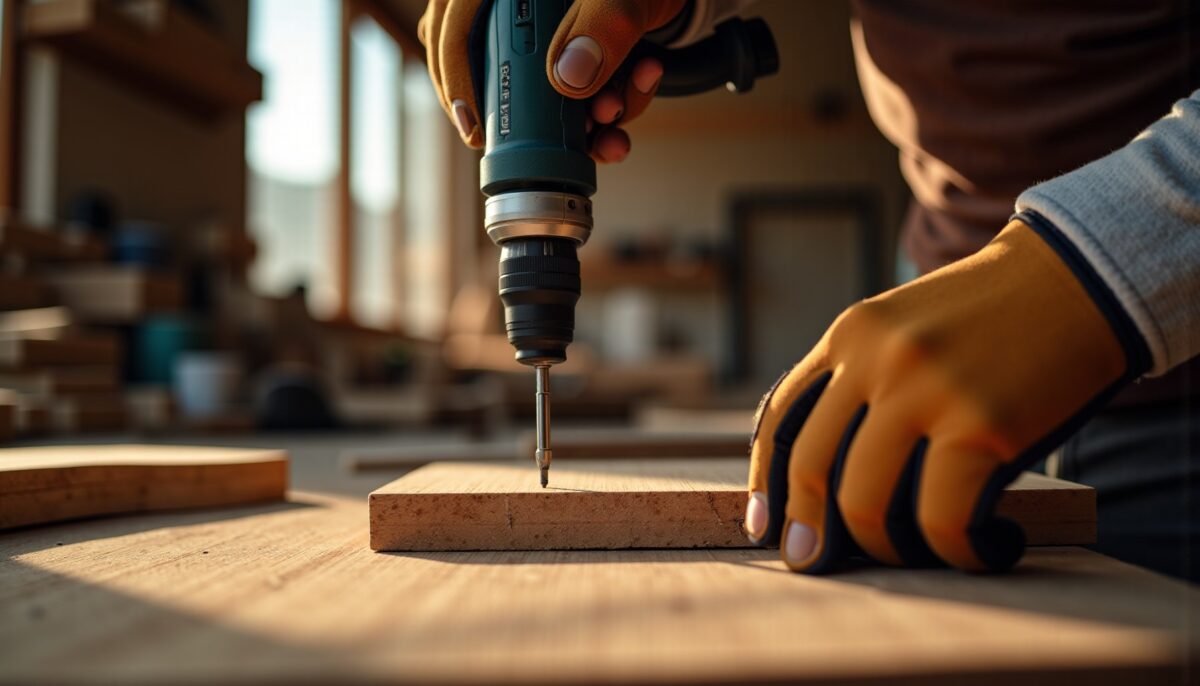 Pré-perçage et réglage du couple : les astuces indispensables pour visser sans éclater le bois