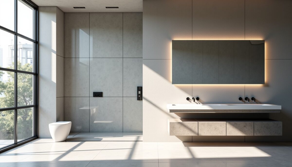 Rénovez votre salle de bain : pose de béton cellulaire pour un carrelage à la fois robuste et élégant