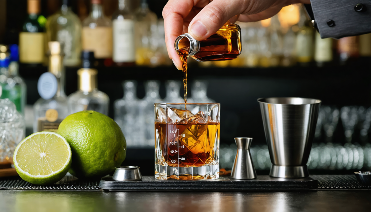 apprenez à doser précisément vos bitters en maîtrisant la conversion d'1 oz en ml pour des cocktails toujours équilibrés et savoureux.
