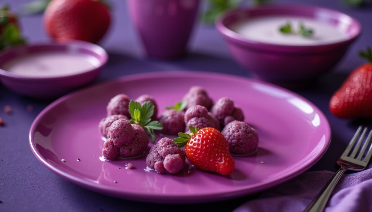 Cuisine en violet : la couleur phare de 2024 qui va réinventer vos plats