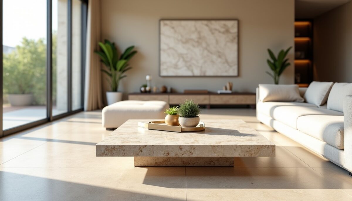 Travertin : conseils et idées pour intégrer cette pierre naturelle dans votre décoration intérieure